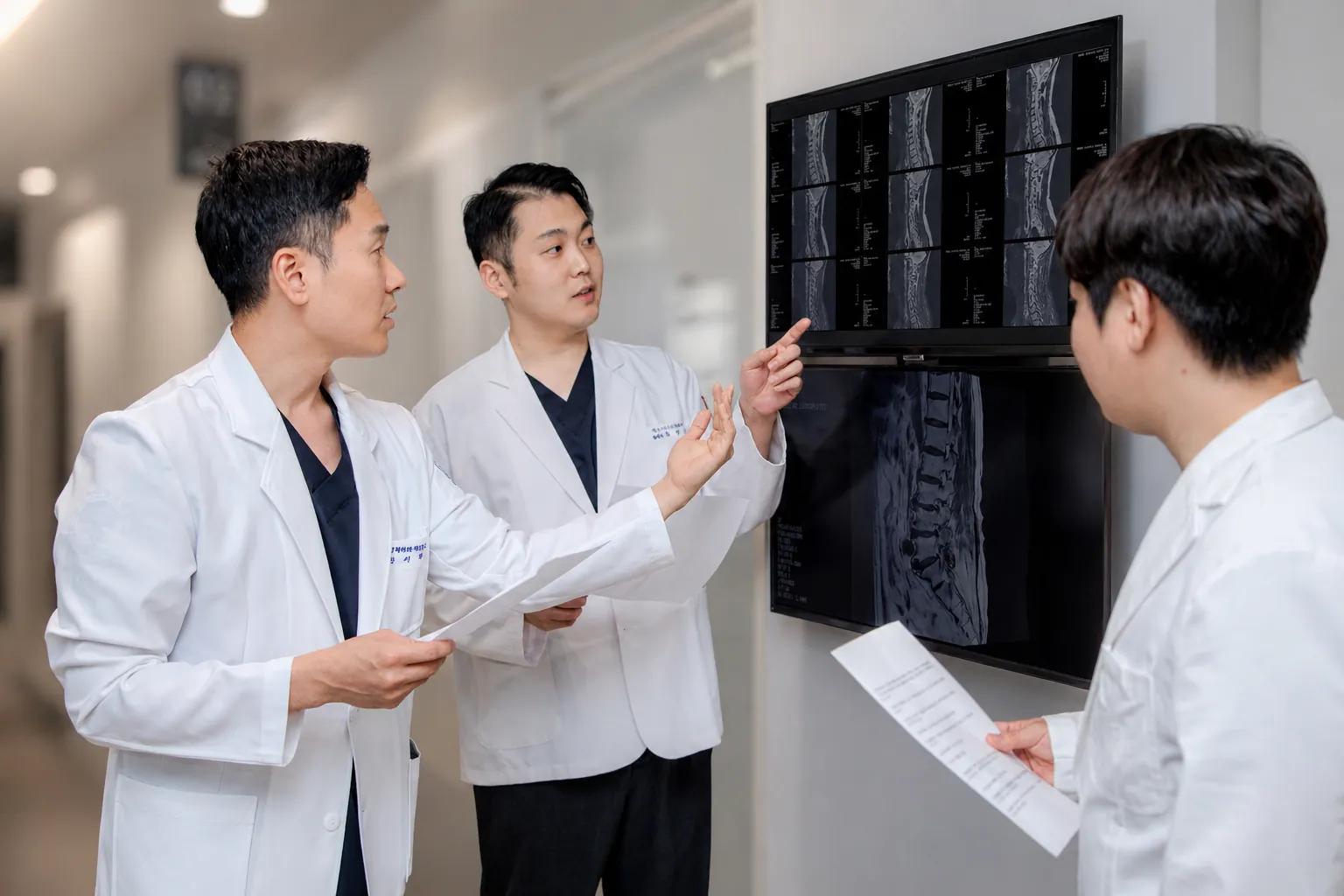 계산역정형외과 의료진 주사치료 사전 논의